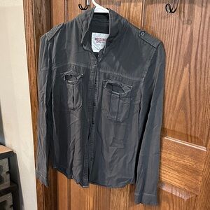 Mossimo Supply Co. Gray Utility Jacket